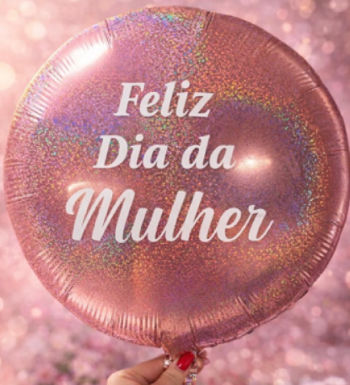 Balão personalizado glitter
