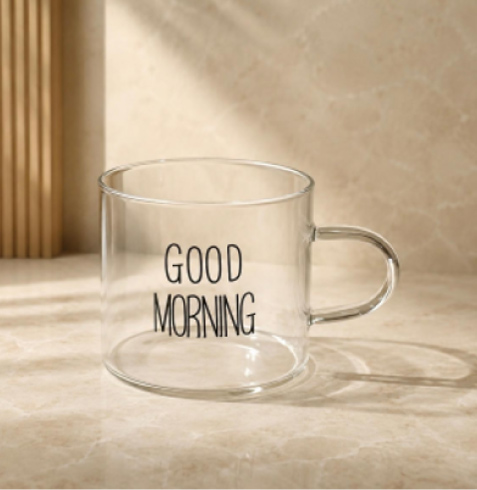 Canequinha de Vidro Good Morning